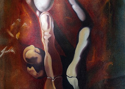 Study on Dali Hand Oil/canvas 24″ x 30″