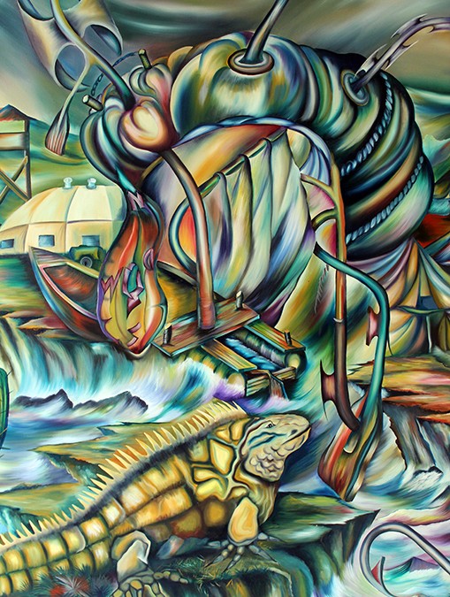 Guantanameridad. Oil/canvas 46” x5 0”