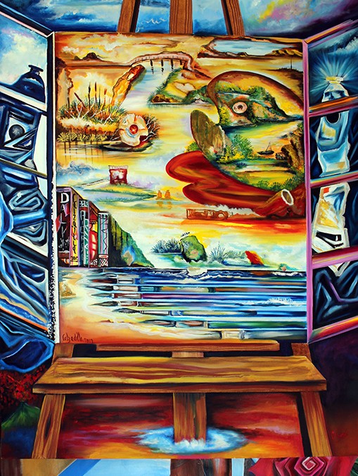 Favorite subject. Oil/canvas 36” x 48”